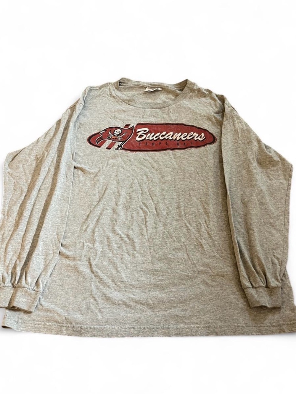Men’s Vintage CSA NFL Tampa Bay Buccaneers Logo Long Sleeve Size L